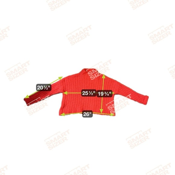 Aerie Chunky Knit Sweater Orange Bright Size Medium - Picture 5 of 10